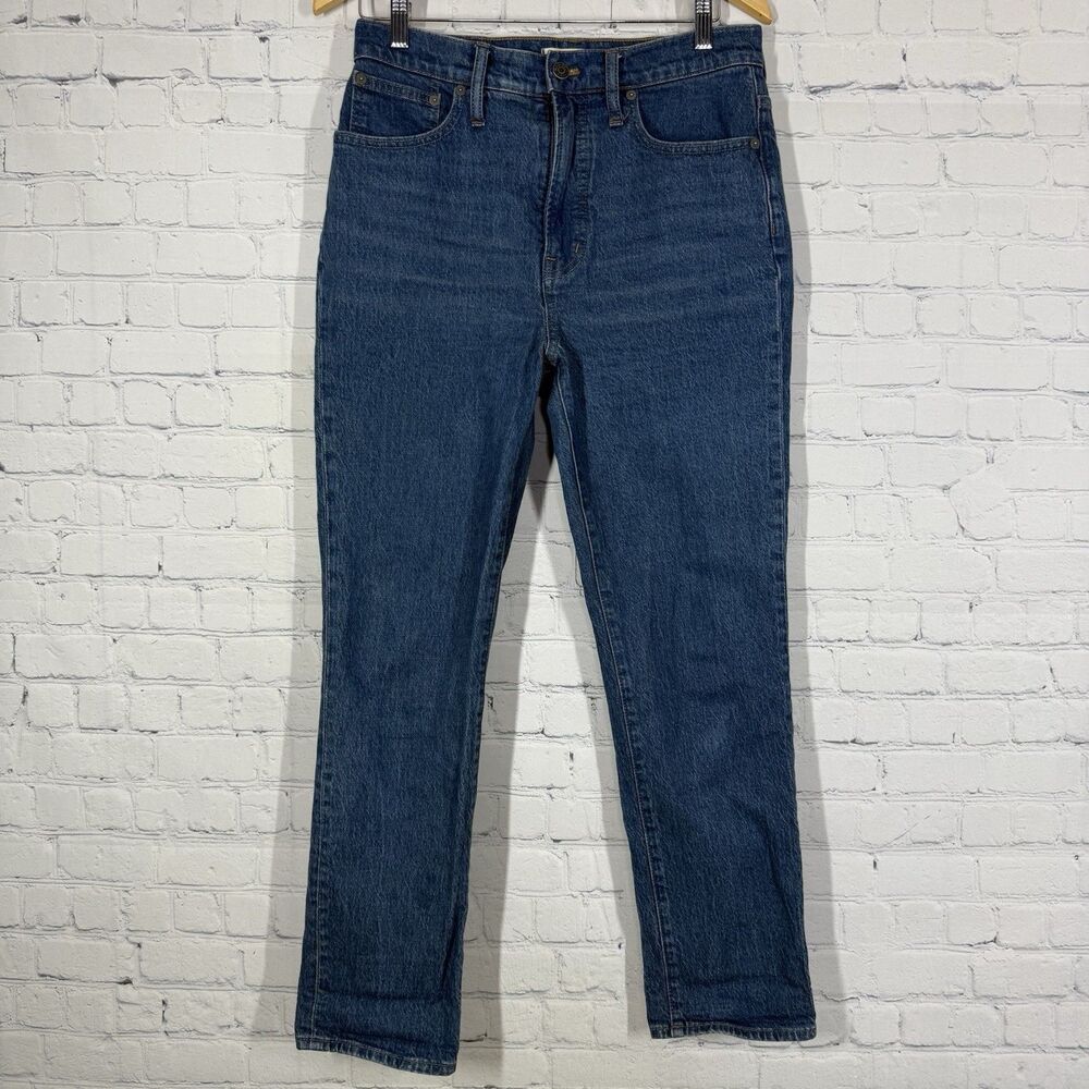 Madewell The Perfect Vintage Straight Jean Women Size 28 Medium Wash Denim